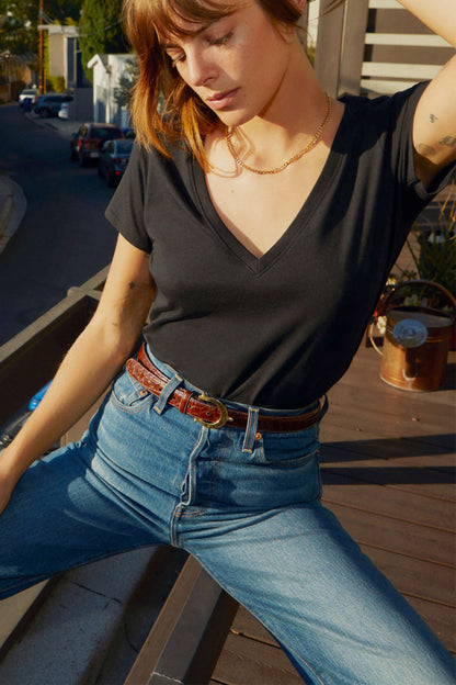 Blaire Ultra Deep V Tee