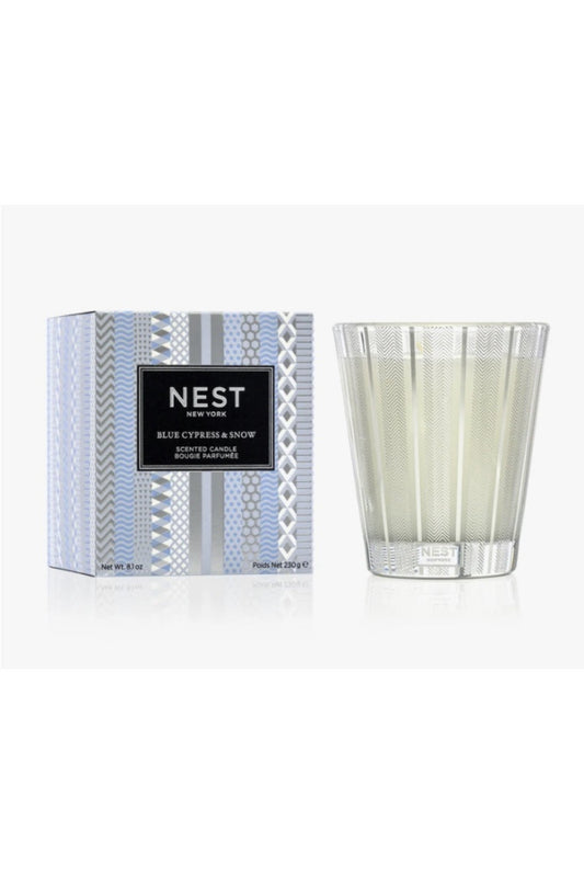 BLUE CYPRESS AND SNOW CLASSIC CANDLE