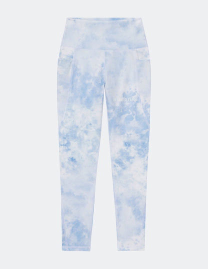 Blue Tie-Dye Legging