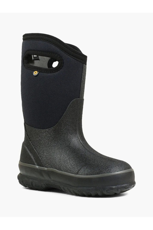 Bogs Boys Classic Black Hi Handles