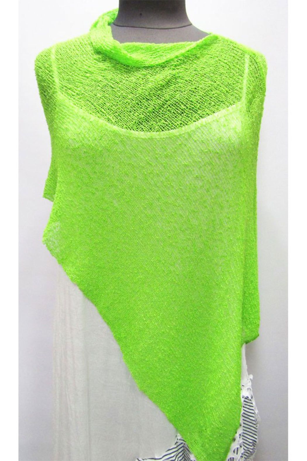 Boucle Knit Poncho