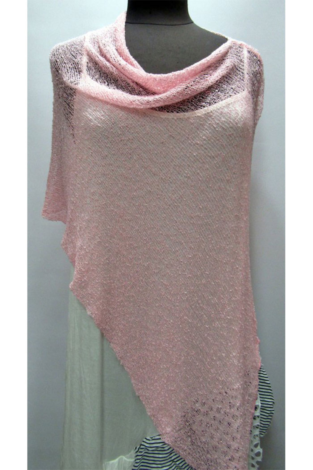 Boucle Knit Poncho