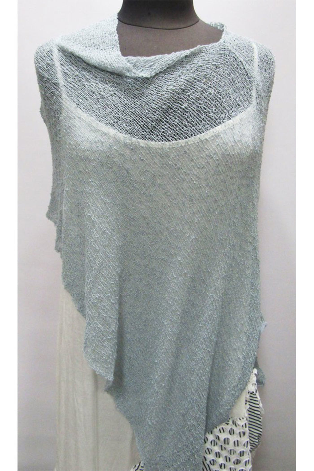 Boucle Knit Poncho