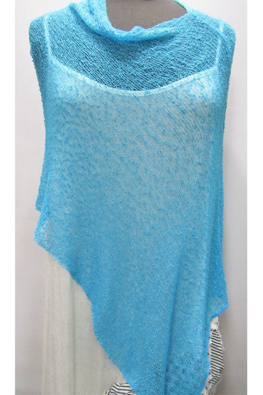 Boucle Knit Poncho