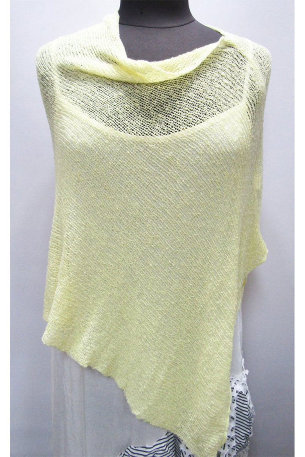 Boucle Knit Poncho