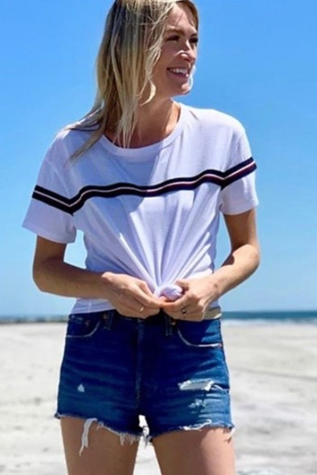 Boxy Stripe TShirt
