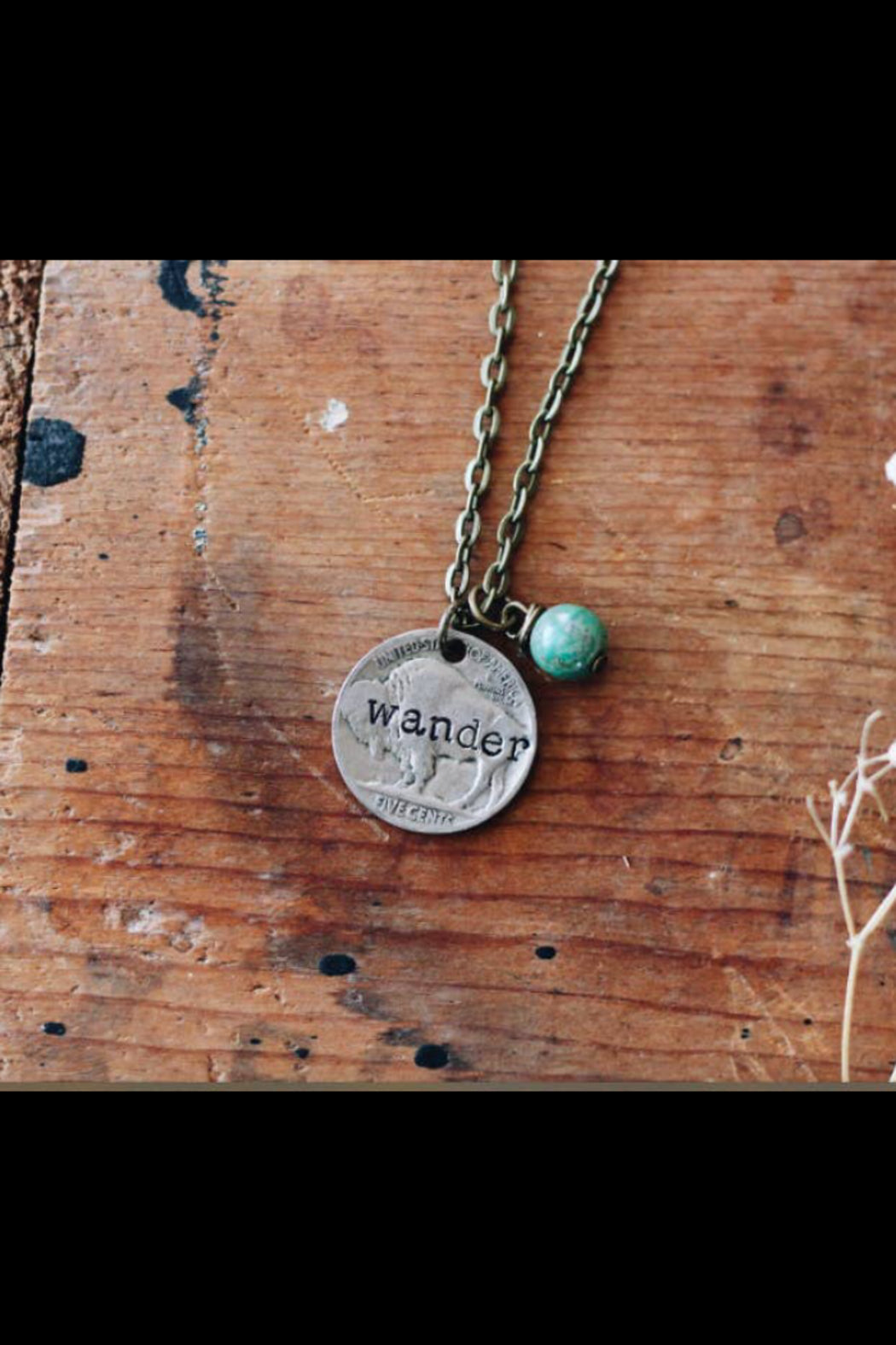 BUFFALO ROAM NICKEL NECKLACE