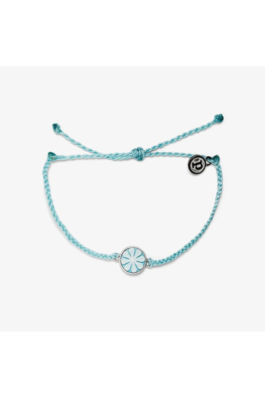 Cameo Silver Bracelet-Ice Blue