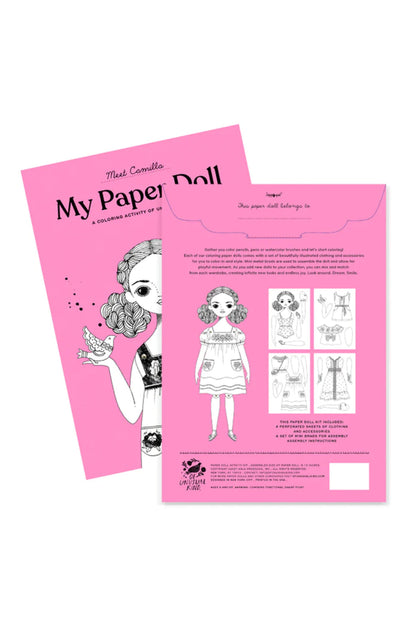 Camilla Coloring Paper Doll