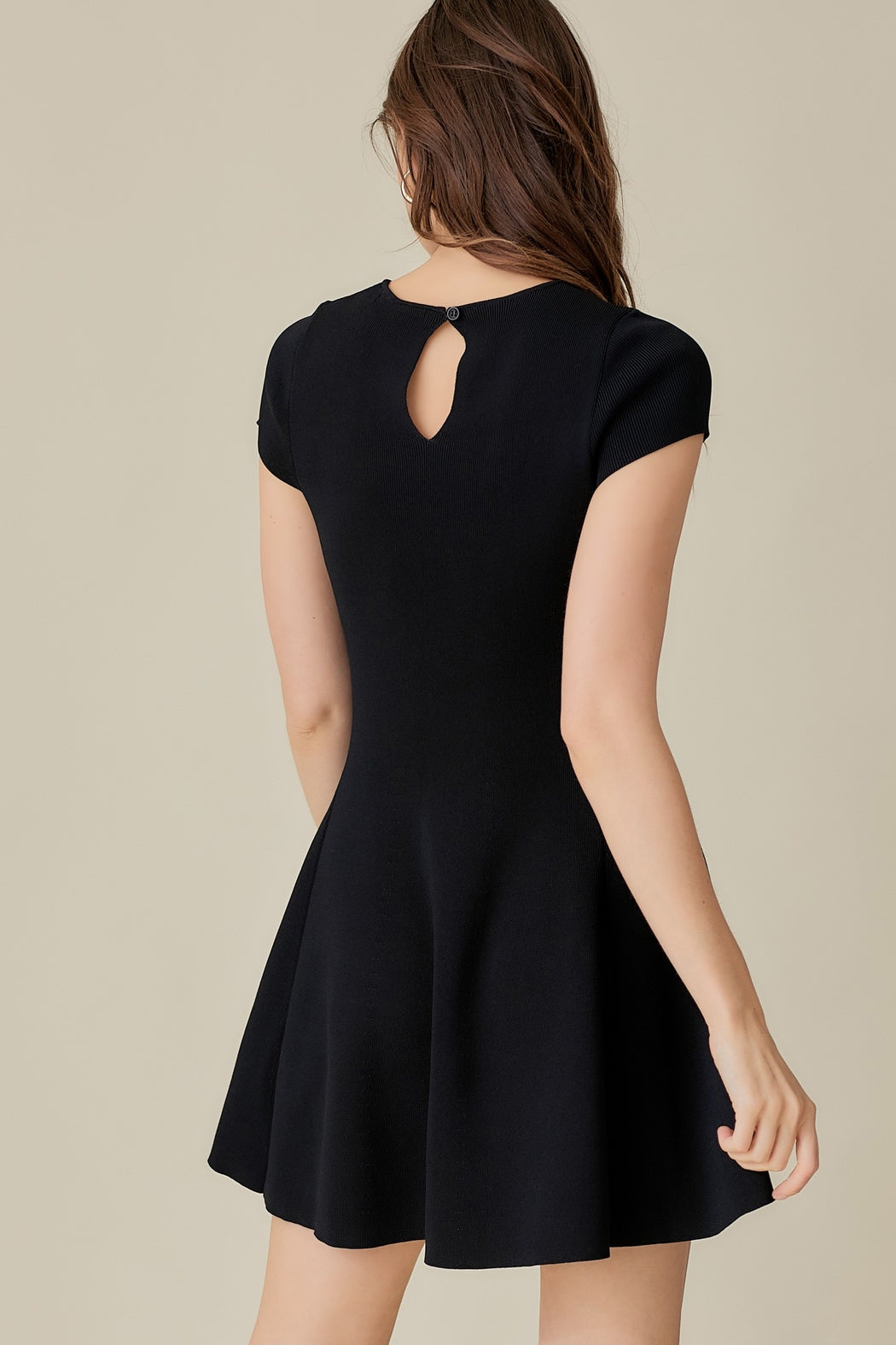 Cap Sleeve Knit Dress