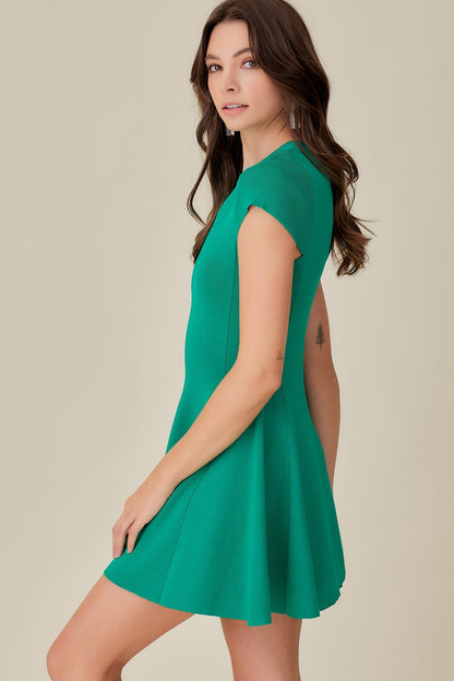 Cap Sleeve Knit Dress