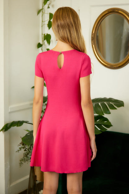 Cap Sleeve Knit Dress
