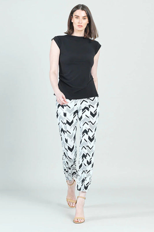 Cap-Sleeve Side-Ruching Top