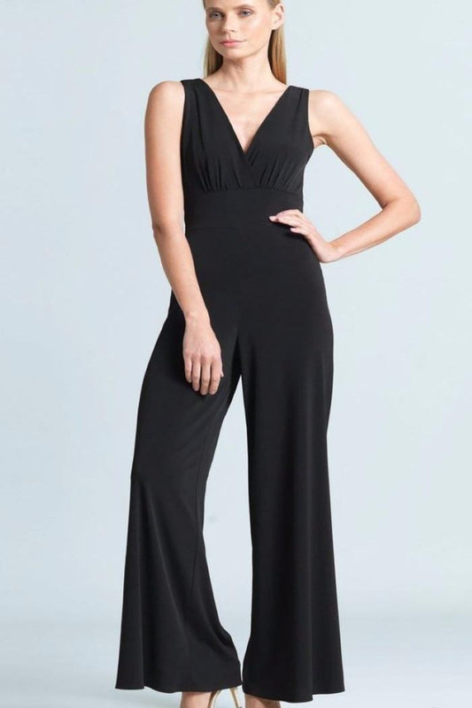V-Neck Knit Jumpsuit