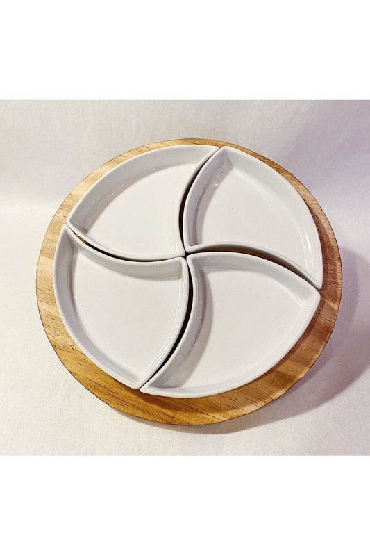 5 Piece Round Server Set