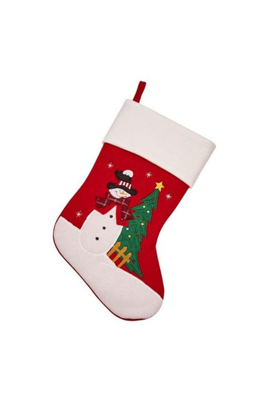 Snowman & Christmas Tree Stocking