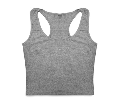 4 Pack Women's Crop Sleeveless Racerback Tank Tops
