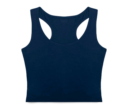 4 Pack Women's Crop Sleeveless Racerback Tank Tops