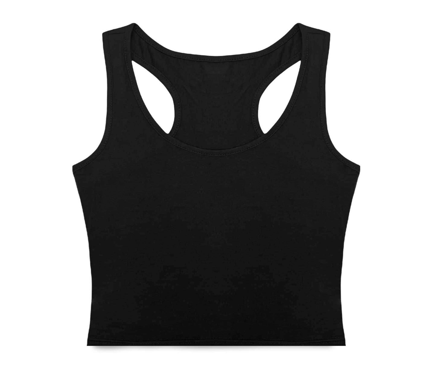 4 Pack Women's Crop Sleeveless Racerback Tank Tops