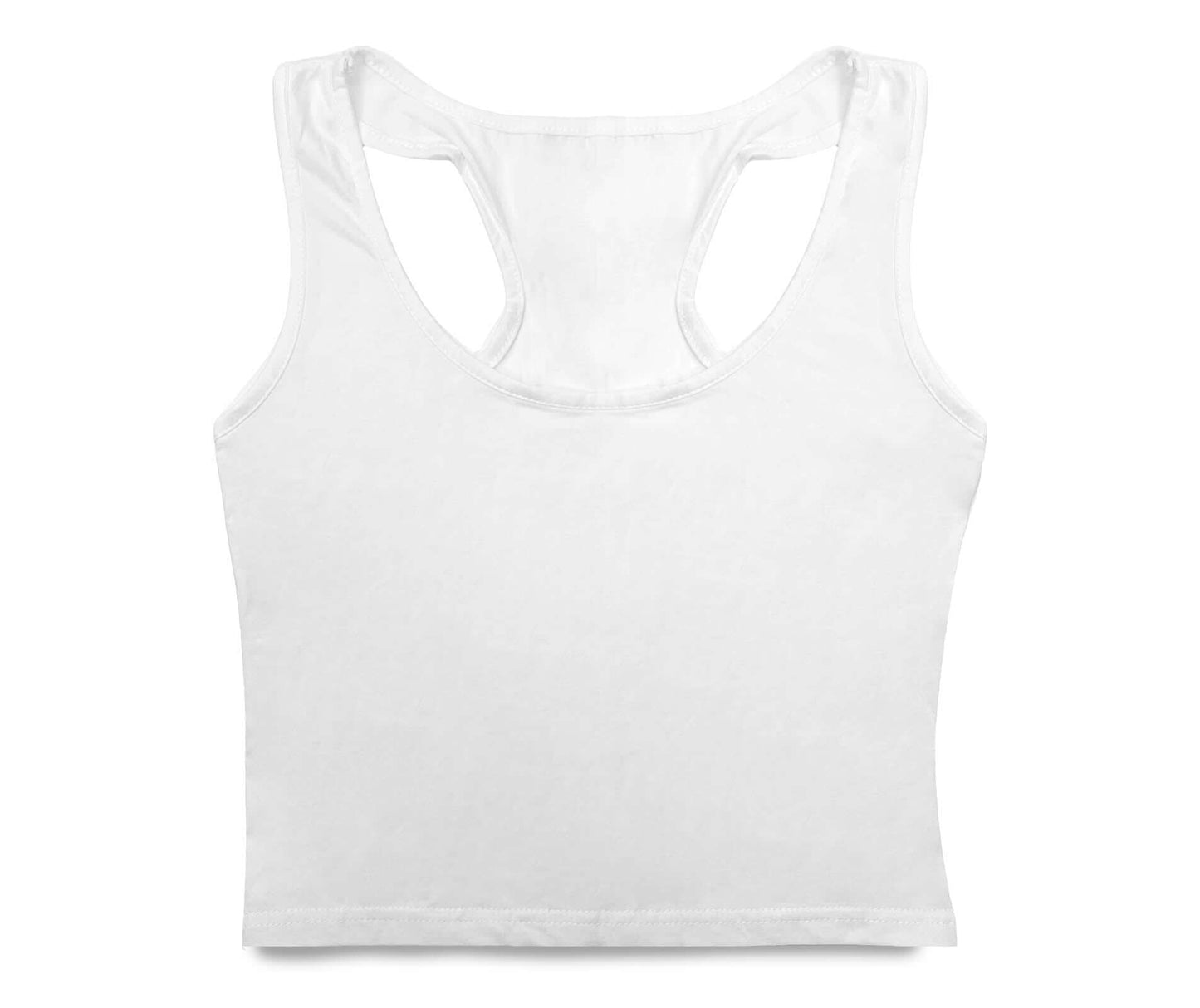 4 Pack Women's Crop Sleeveless Racerback Tank Tops