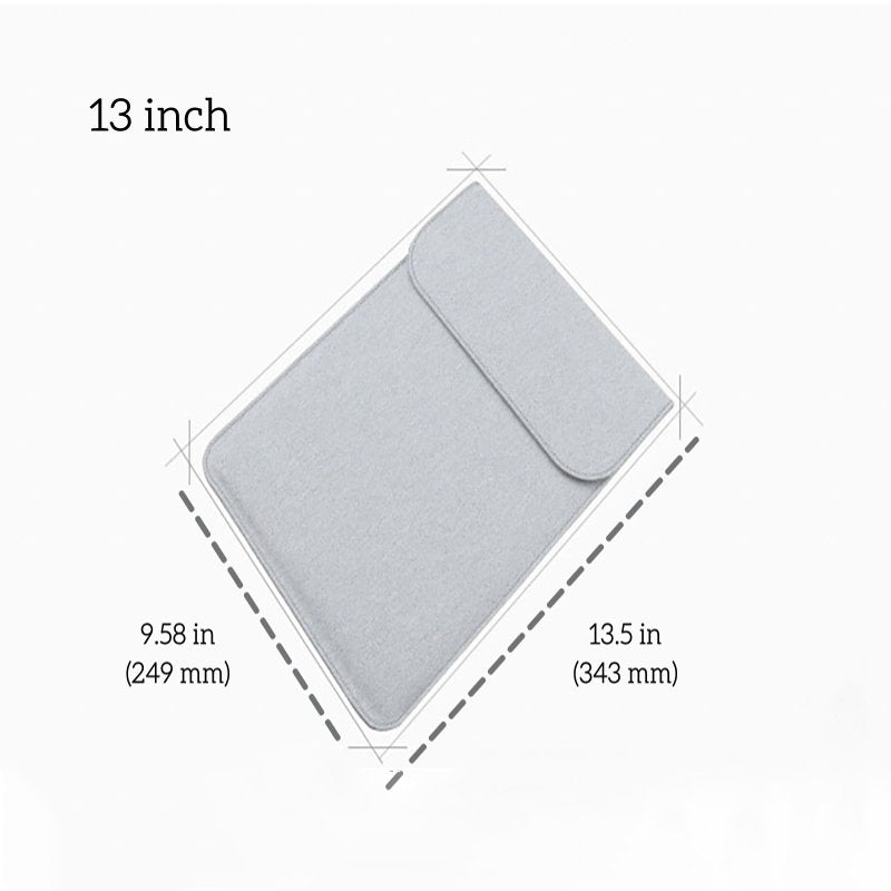 Vegan Leather Laptop Sleeve Set