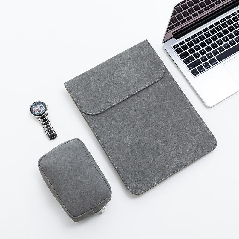 Vegan Leather Laptop Sleeve Set