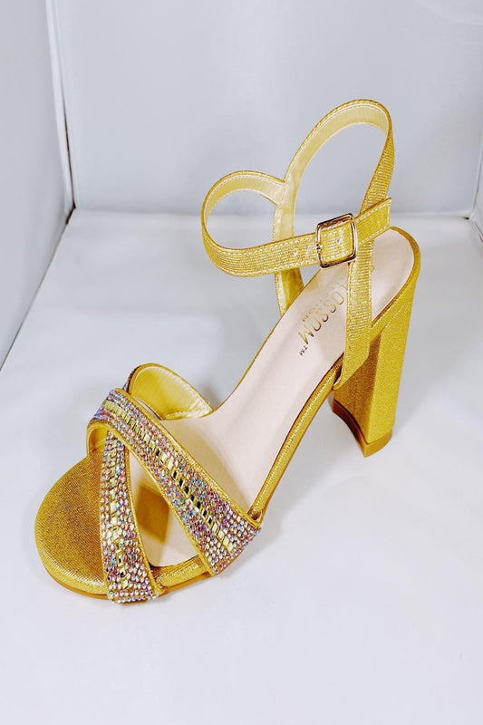 Sparkle Block Heel