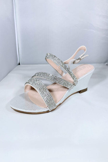Sparkle Strap Wedge