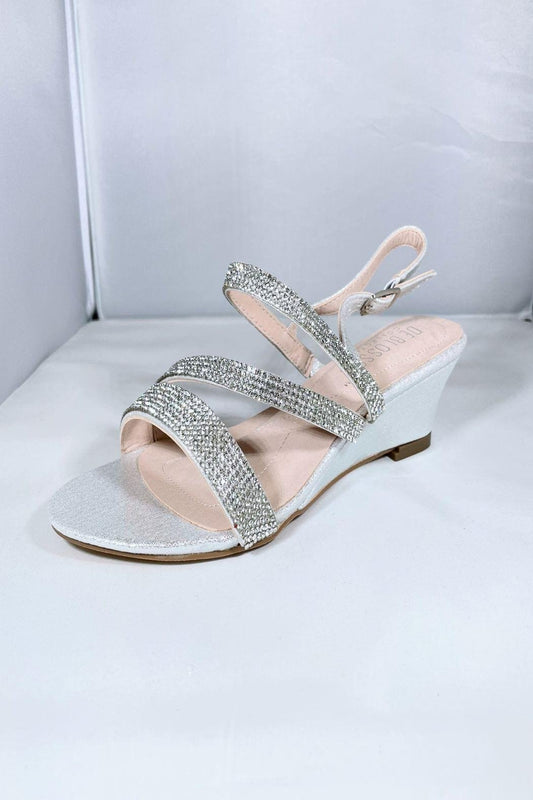 Sparkle Strap Wedge