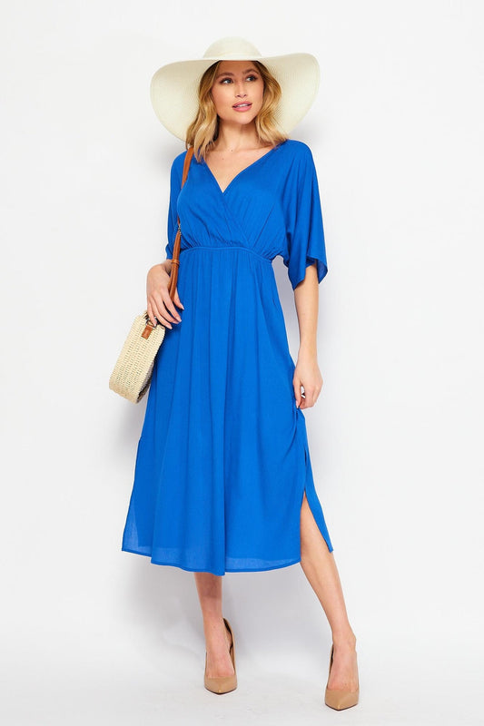 Boho Dolman-Sleeve Dress
