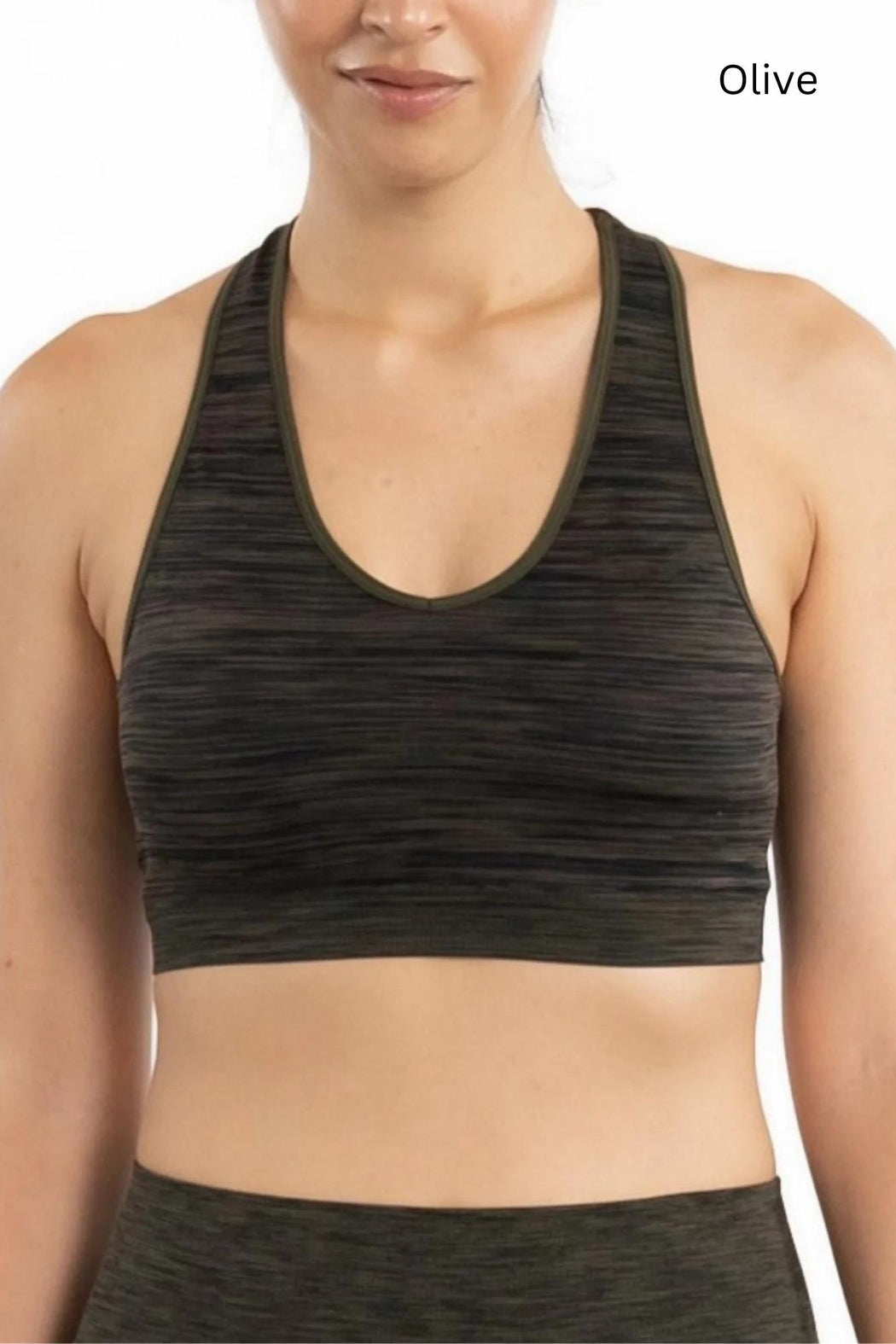 Stripe Sports Bra