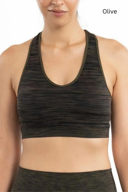 Stripe Sports Bra