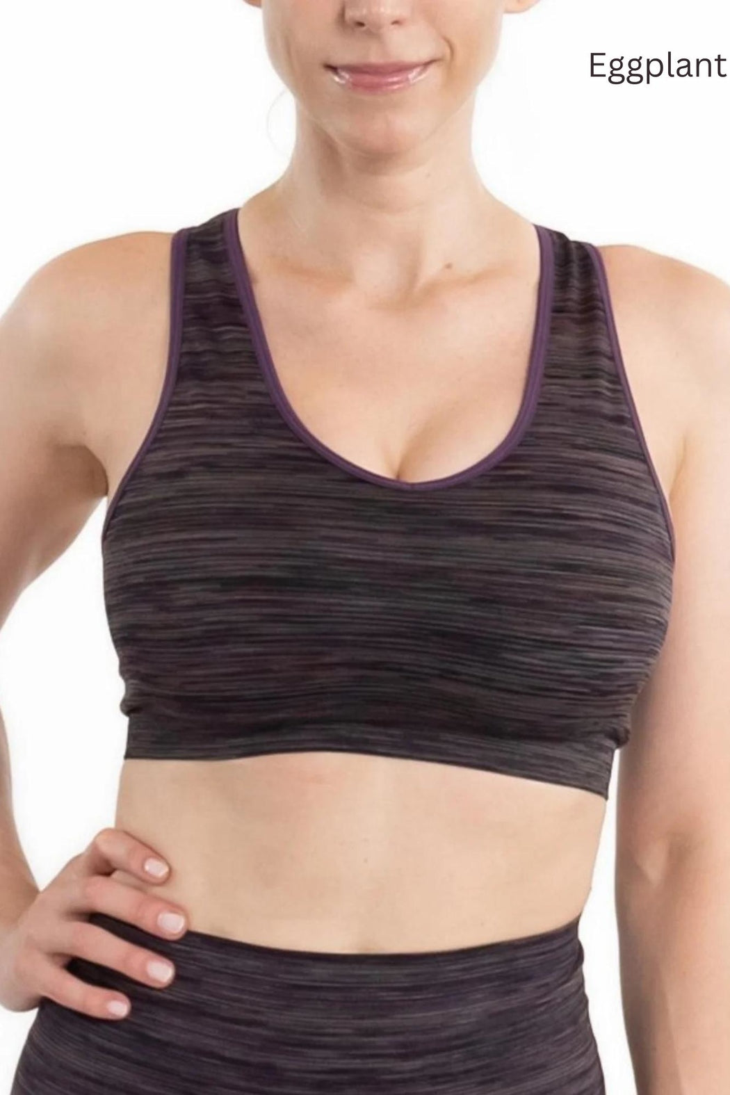 Stripe Sports Bra