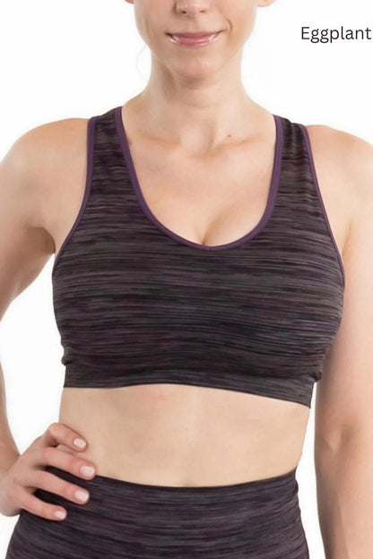 Stripe Sports Bra