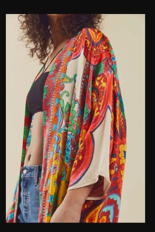 Bungalow Beauty Maxi Kimono