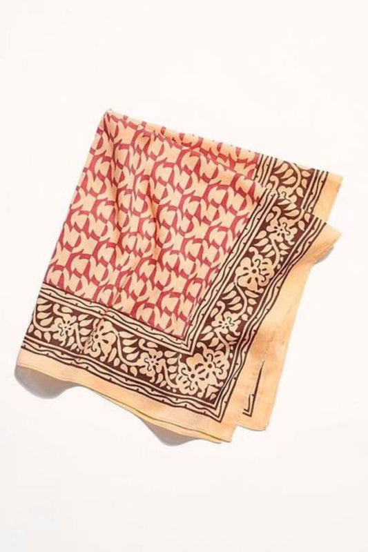 Voyager Block Print Bandana