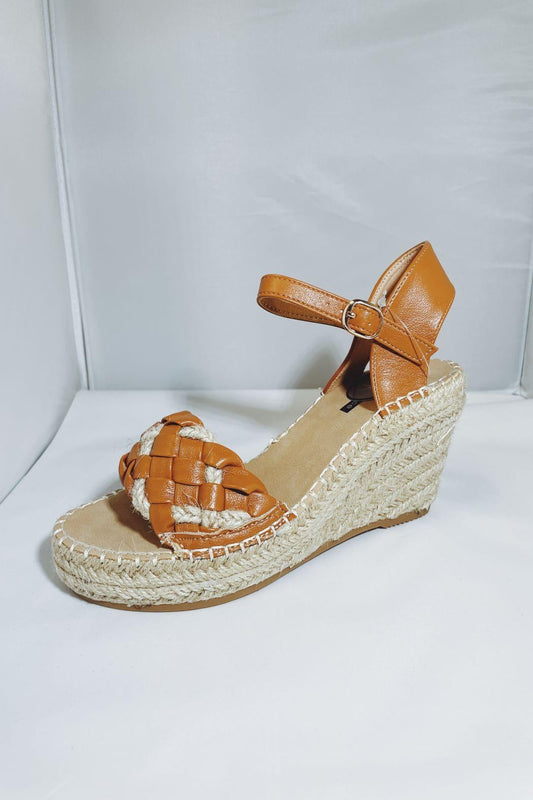 Woven Wedge Sandal