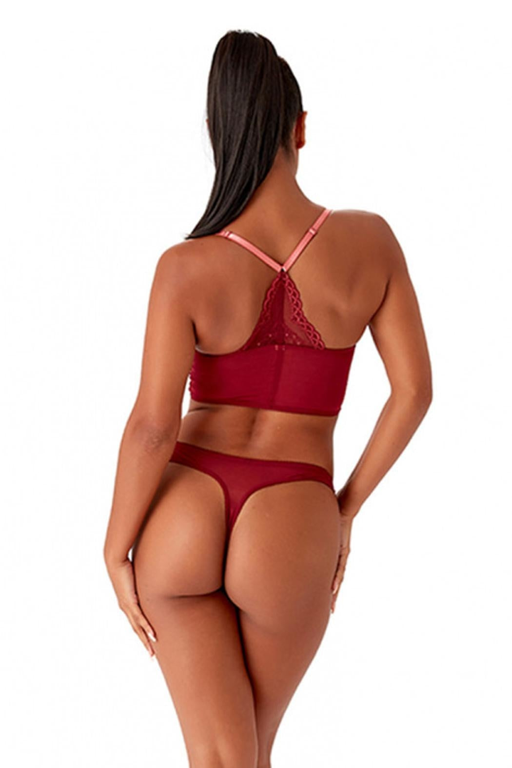 Superboost Lace Deep V Bralette