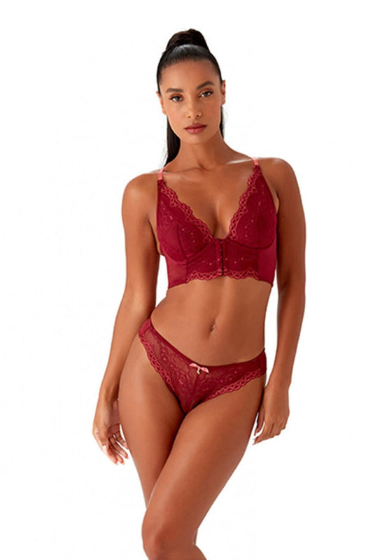 Superboost Lace Deep V Bralette