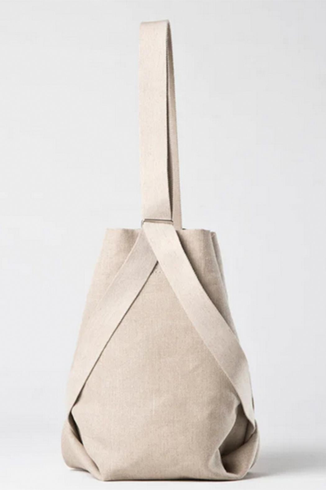 Backpack Black Linen