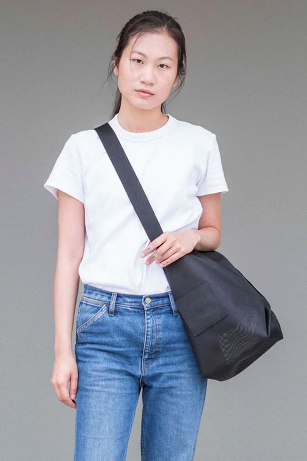 Backpack Black Linen