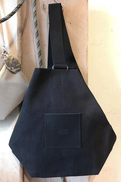 Backpack Black Linen