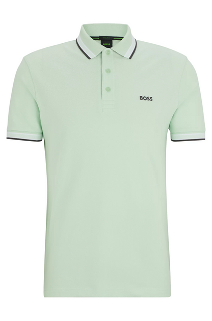 BOSS Paddy Polo with Contrast Logo Details