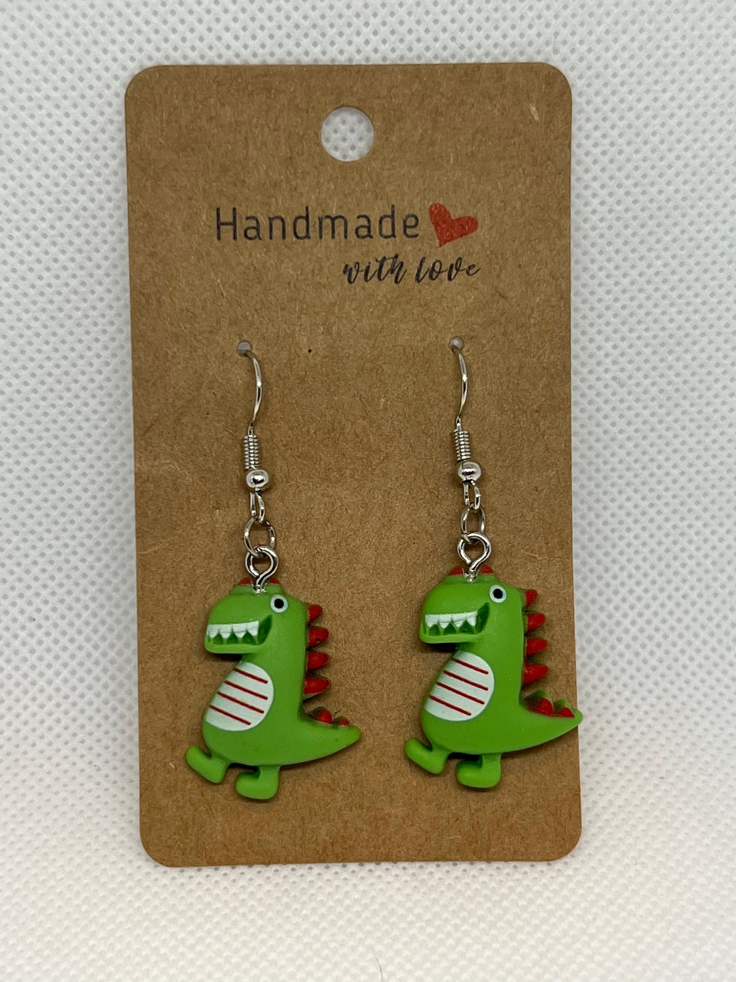 Stainless Steel Dinosaur Earrings