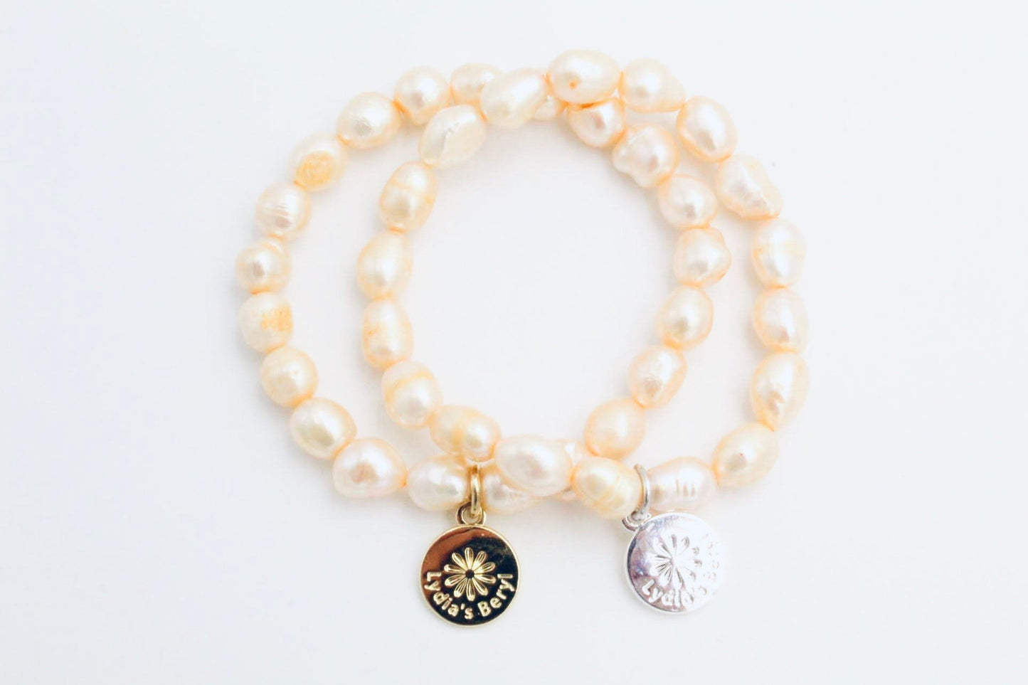 Beige Pearl Bracelet