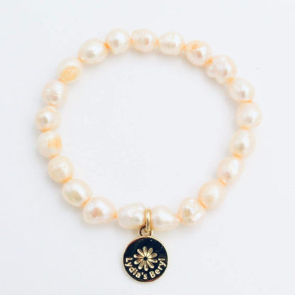 Beige Pearl Bracelet