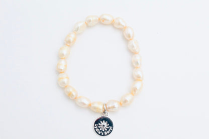 Beige Pearl Bracelet