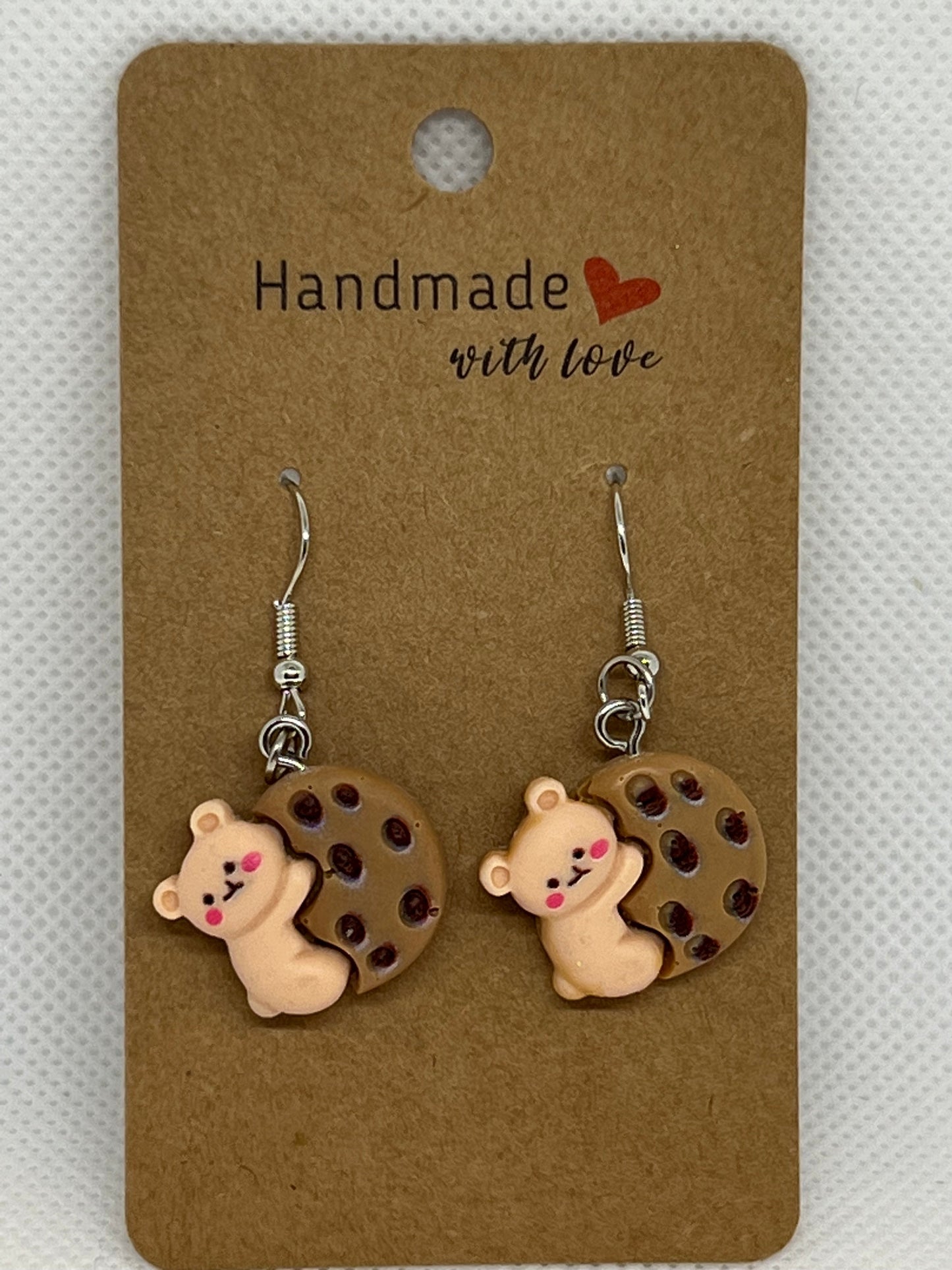 Bear and Cookie Earrings