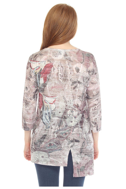 Tulip Burnout Long Top
