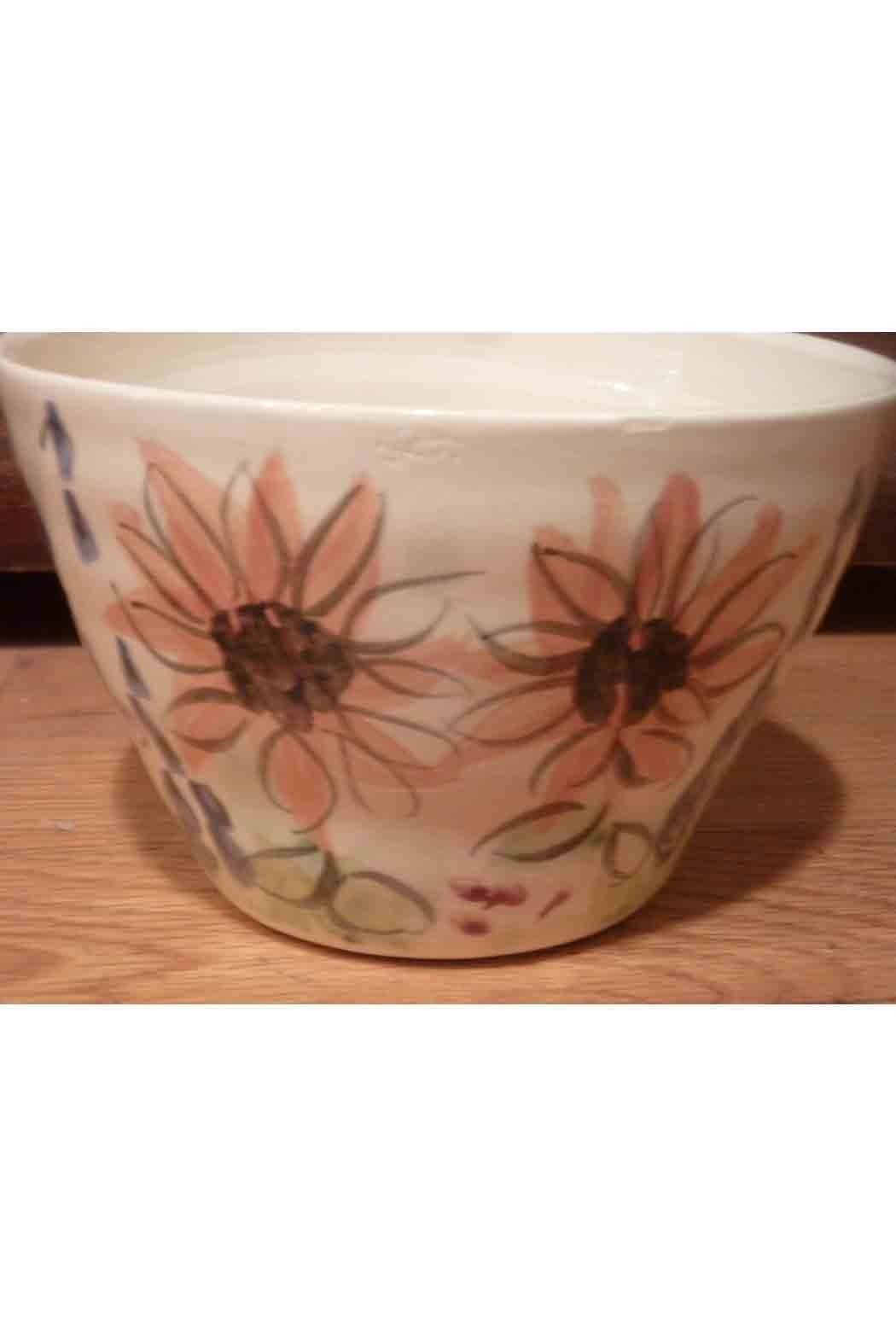 Sunflower Pottery Bowl